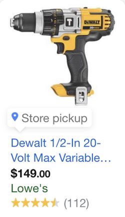 Dewalt drill