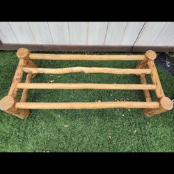 Rustic Cedar Bench