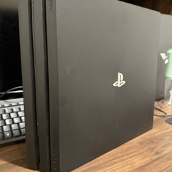 PS4 Pro with 3 Controllers 