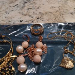 Pearl Set By PACIFIC PEARLS, EARRINGS, CHAIN