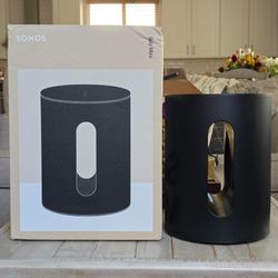 Sonos Sub Mini Model S37 Wireless Subwoofer - Black - Excellent Condition