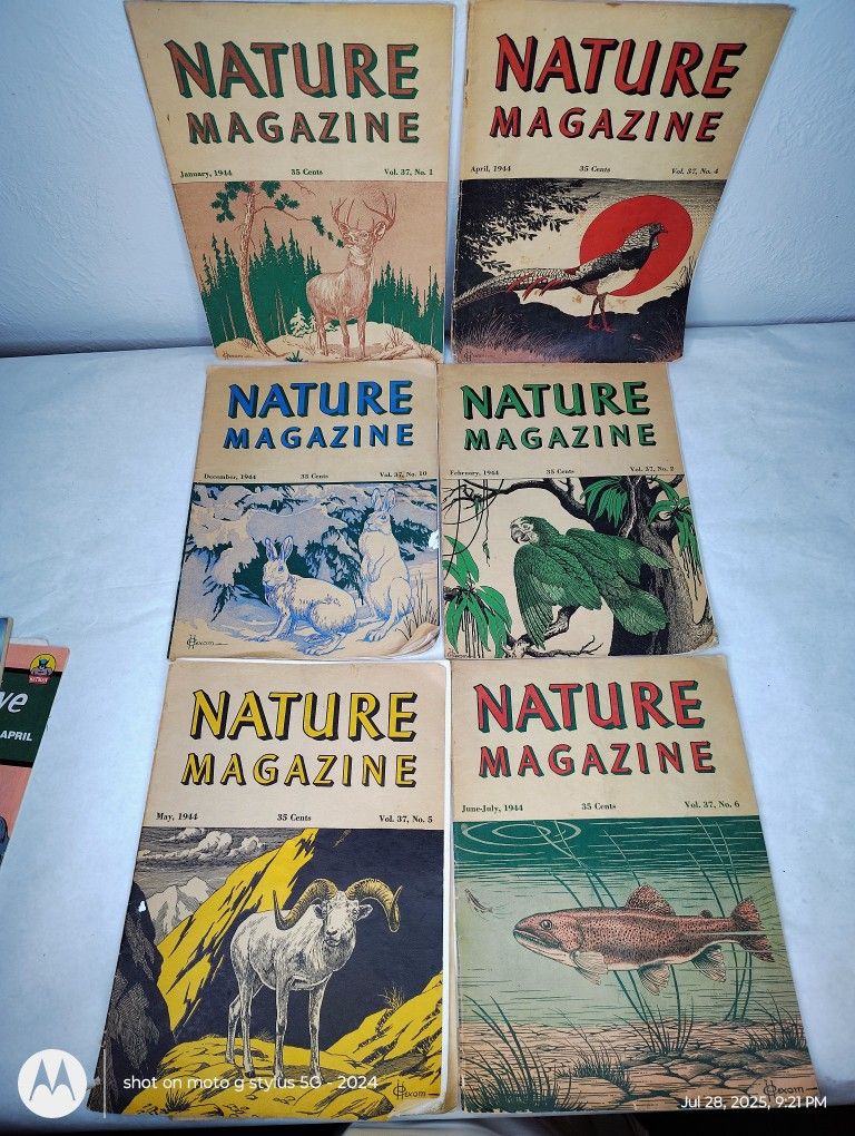 vintage Nature Magazine Vintage Lot 