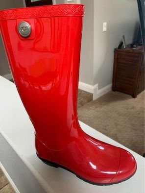 Red Ugg Rain Boots
