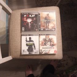 PS3 GAMES SELLING ALL 4: TOGETHER AS 1 PC.