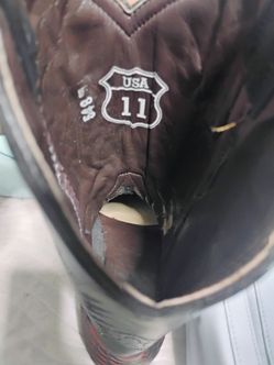 Square toe cowboy boots