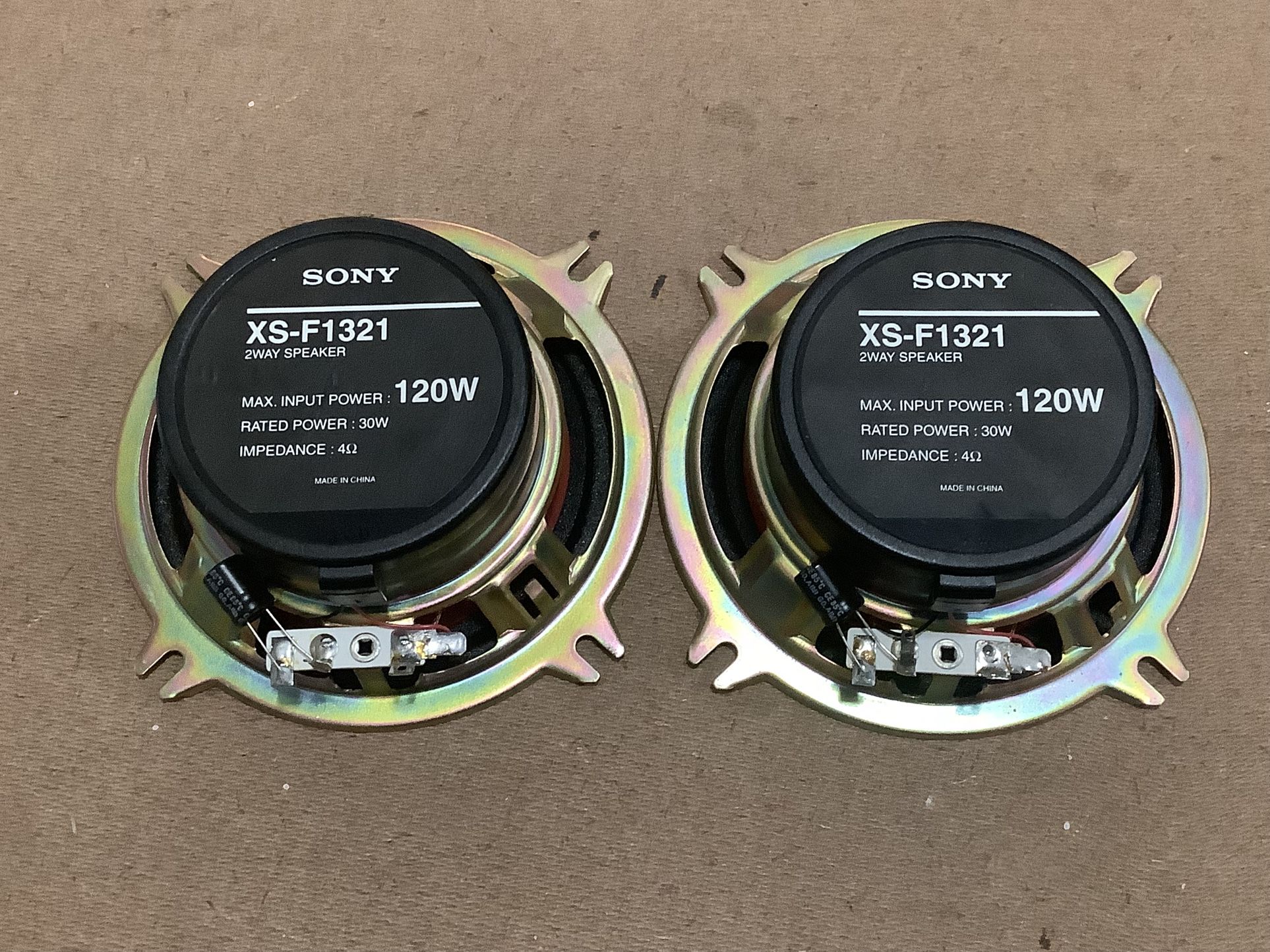 Sony XS-F 1321. 5 1/4 two way coaxial speaker 120 watt max power.