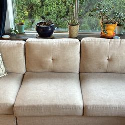 Beige Modular Couch