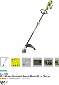 Ryobi 18in electric trimmer