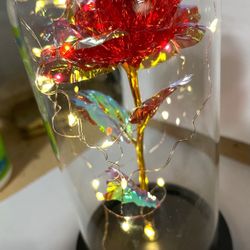 Limited Edition Rose Gold Lighted Rose 