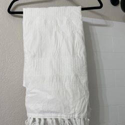 White Shower Curtain
