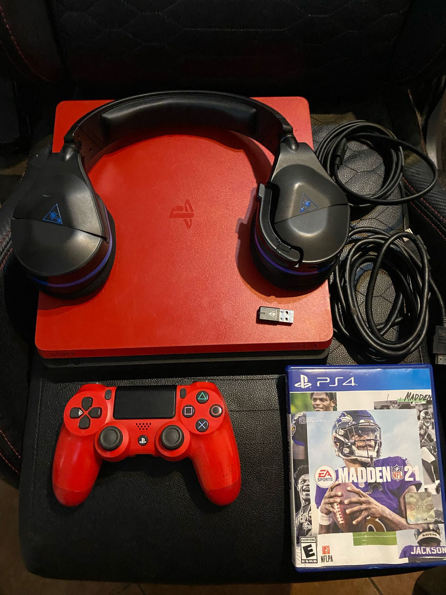 Red Ps4 Full Set Up 