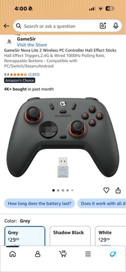 GameSir Nova Lite 2 Wireless PC Controller