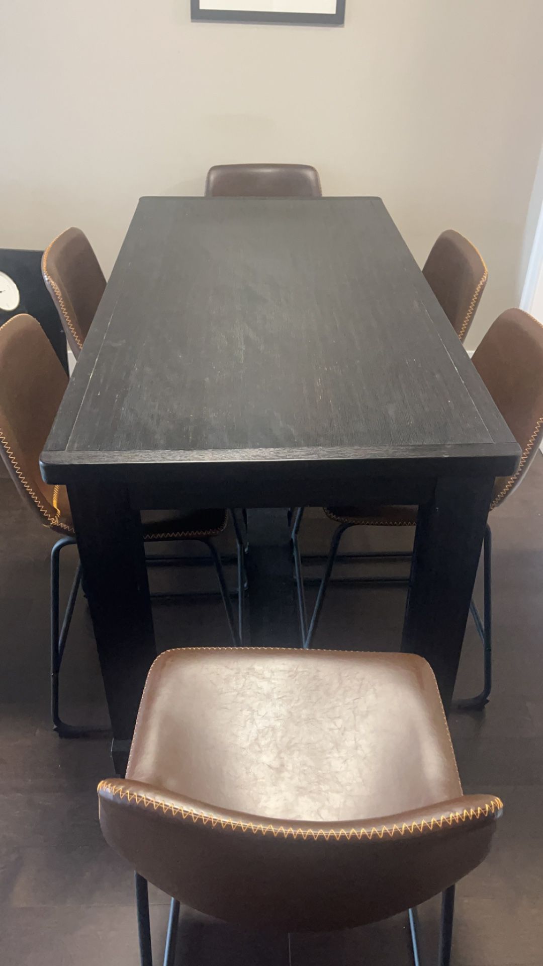 6 Seater High Top Table And Chairs - Accepting Best Offer