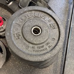 Rogue 10lb and 15lb Hi-Temp Bumper Plates ($1.50/lb)