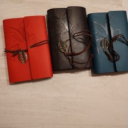 Diaries/Journals, Faux Leather, NEW