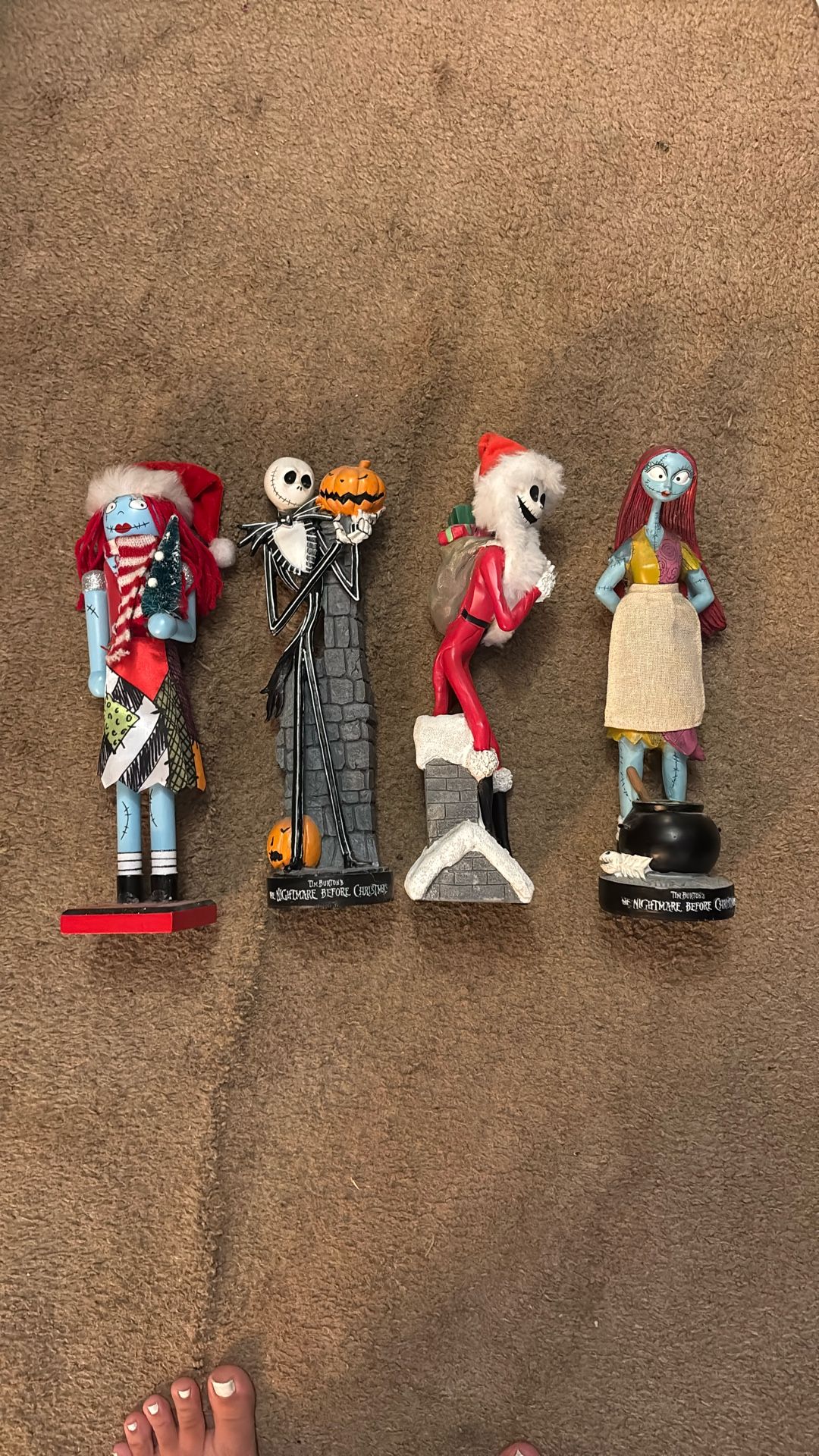 Nightmare Before Christmas, Jack And Sally Figures
