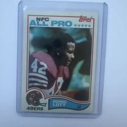 1982 Topps - #486 Ronnie Lott