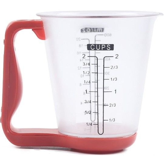 Multifunctional Electronic Scale Measuring Cup Digital Display 600 ml / 1000 g