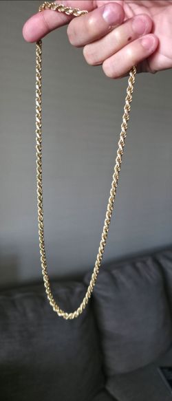 14k Gold rope chain