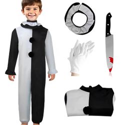 Terrifier Halloween Horror Kids Costume 8-10 