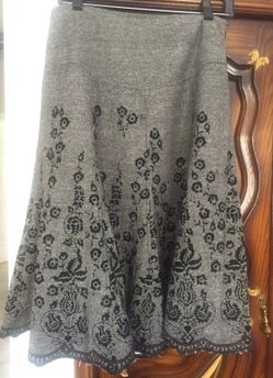 Grey women dress skirt