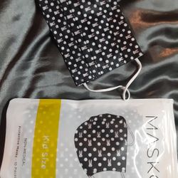 8 PC Kids Polka dot Bunny Masks