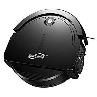 Housmile Robotic Vacuum Cleaner with Drop-Sensing Technology and Powerful Suction, for Hard Floor and Thin Carpet