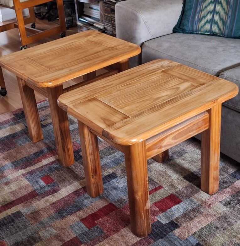 Beautiful Oak End Tables