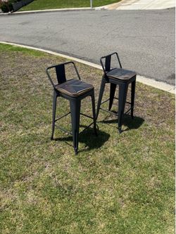 Chairs aluminum stools