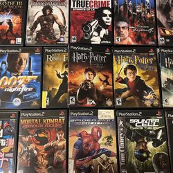 PlayStation 2 PS2 Video Games