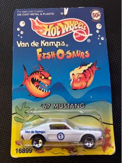 1999 Hot Wheels Van De Kamps Fish-O-Saurs '67 Mustang Collector's Edition 50K