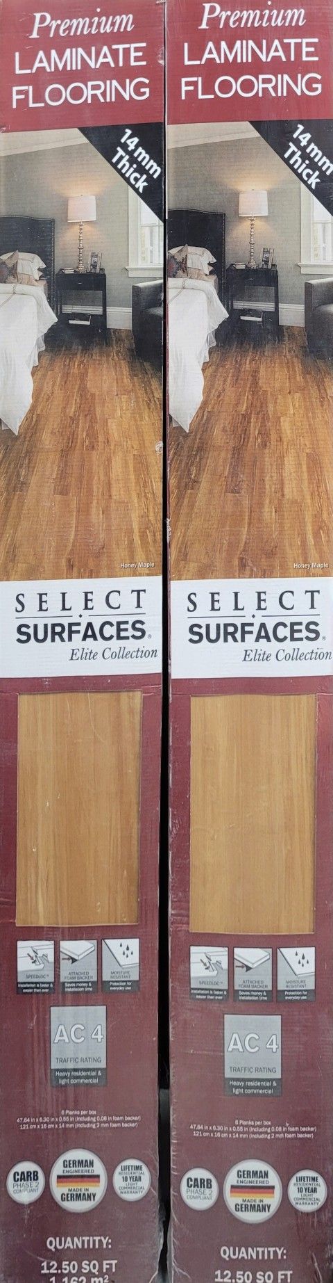 Select Surfaces Laminant Flooring HONEY Maple