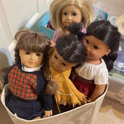 American  Girl dolls, furniture, pets, etc…
