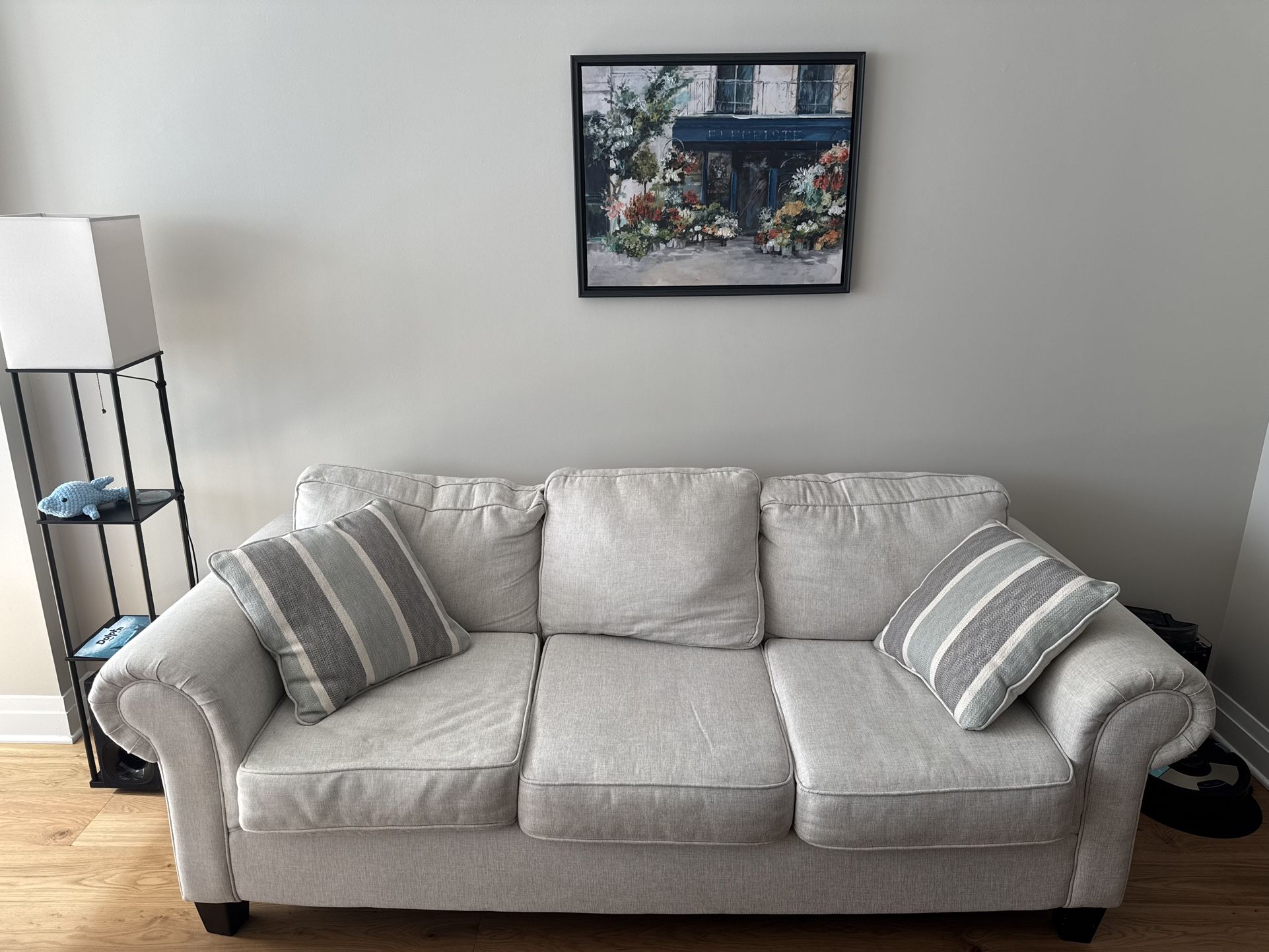Beige/Sand 3 Seater Couch