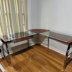 Desk And Matching Shelves 