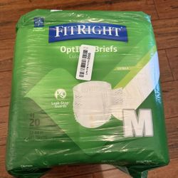 FitRight Adult Diapers Size Medium
