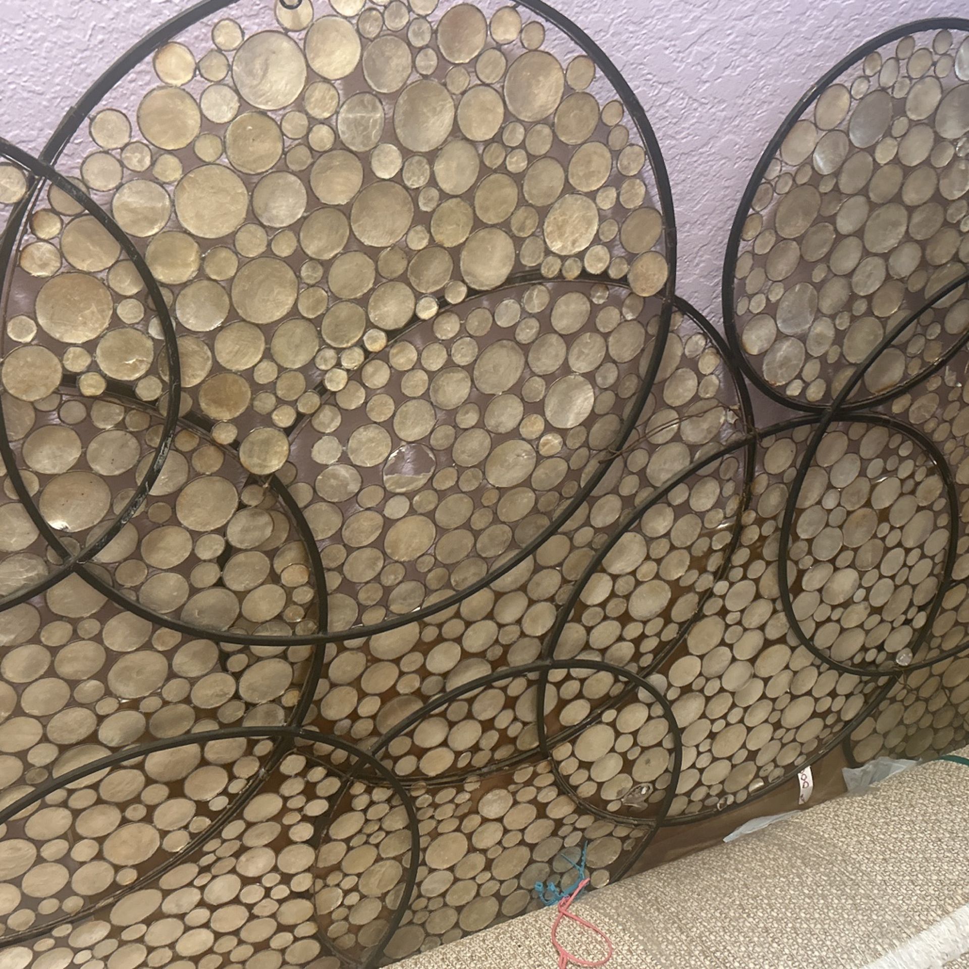 Vintage Wall Art Made Of Shells This Is An Antique