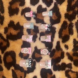 Y2K handmade press on nails