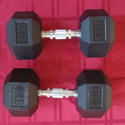 Dumbbells 40lbs