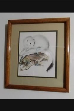 1981 LITHOGRAPH - PRINT ARTWORK - KLAUS MEYER 13"×11.5"
