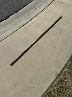 Barbell for use with 1” spin lock collars