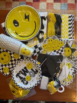 213-Pieces Bundle of “Two Cool” Party Decor