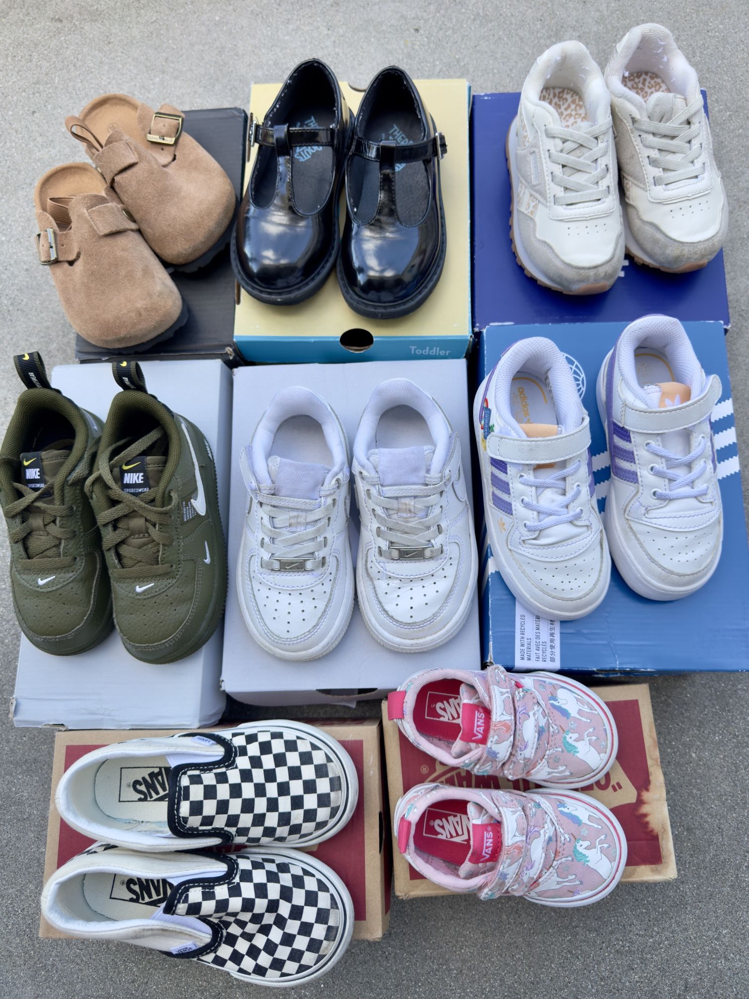 Kids Shoes Nike Adidas Vans Reebok 
