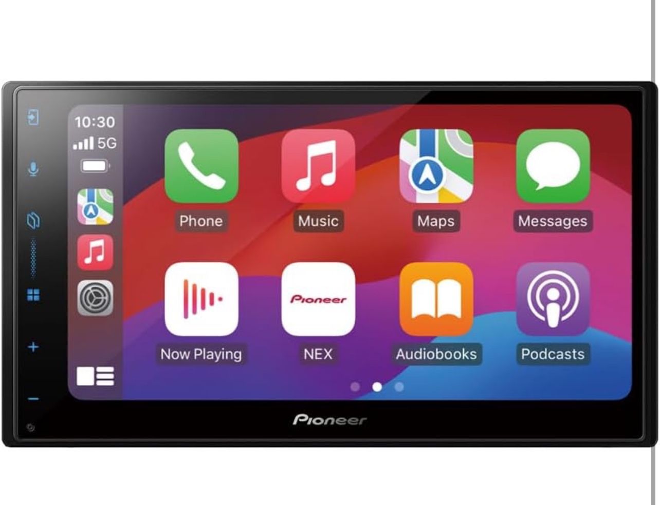 Pioneer DMH-W3000NEX 6.8" Double Din Multimedia Digital Media Receiver, Wireless Apple CarPlay and Android Auto, Bluetooth, Backup Camera Compatible,