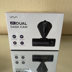 New VAVA 2K Dual Dash Cam Wifi GPS Loop Recording 
