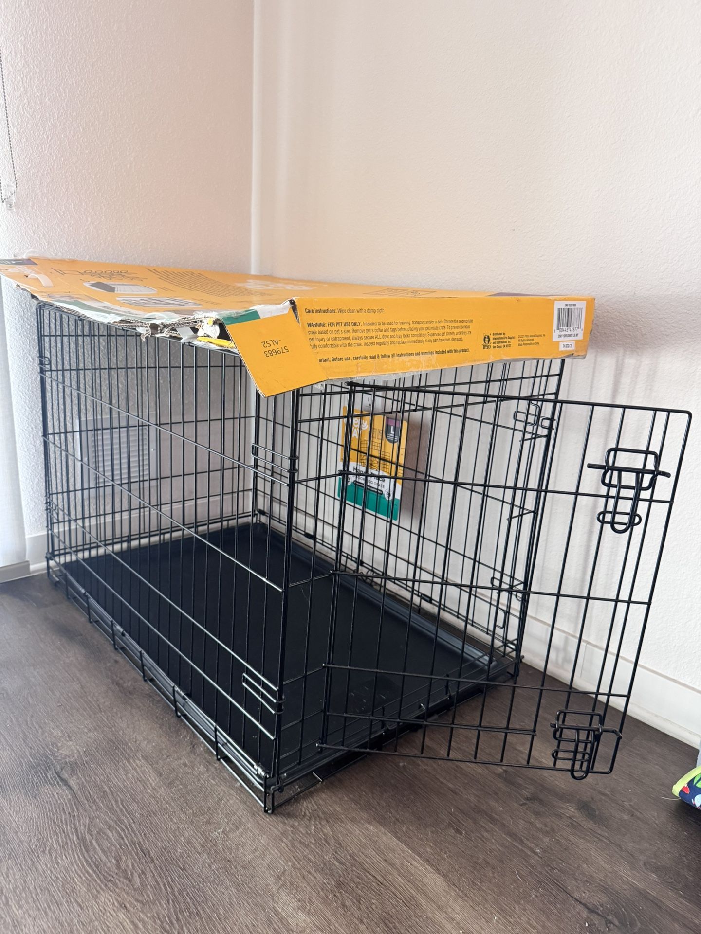 Large dog crate
