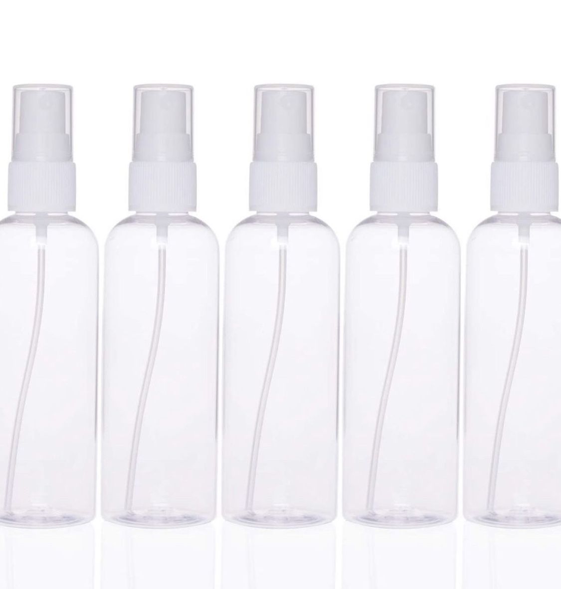 Clear Spray Bottles And Glasses