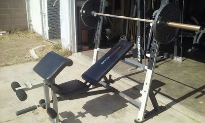 Weider pro olympic weight bench hotsell