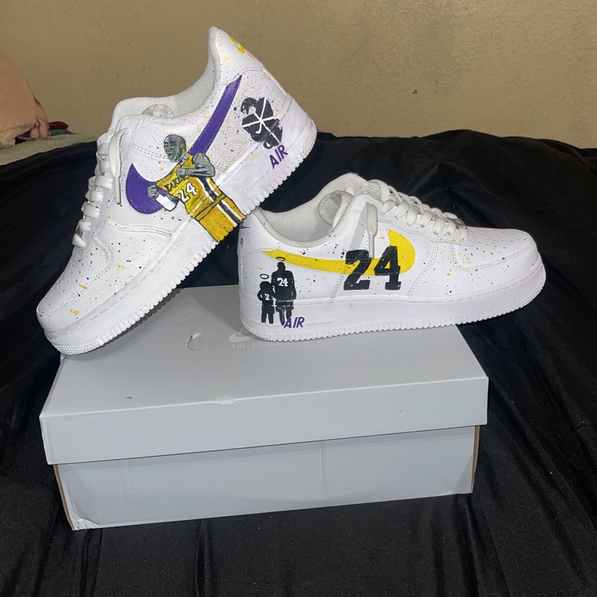 Kobe Bryant Customize Air Force 1s 