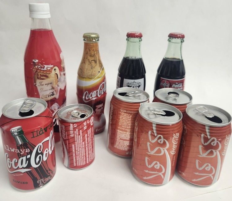Unique Coca-Cola Bottle & Can Collection from Around the World